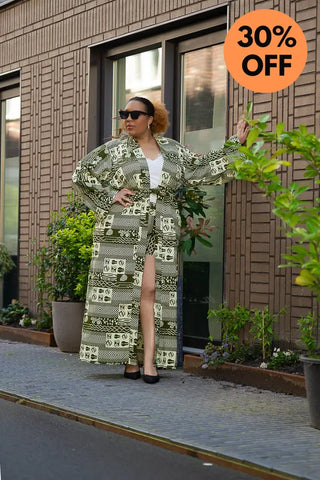 Althea Tribal Print Kimono Coats & Jackets