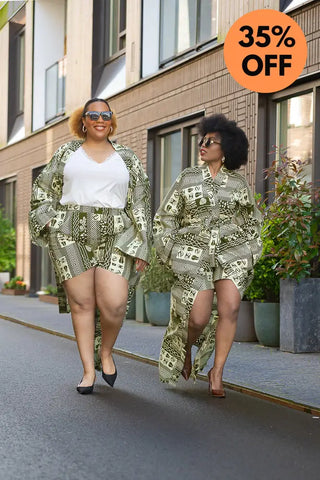 Althea Tribal Print Kimono Coats & Jackets