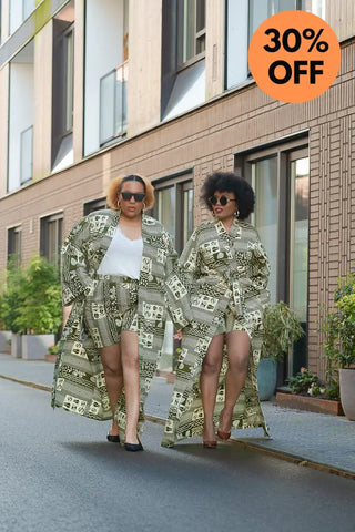 Althea Tribal Print Kimono Coats & Jackets
