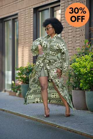 Althea Tribal Print Kimono Coats & Jackets