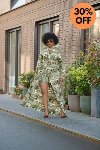 Althea Tribal Print Kimono Coats & Jackets