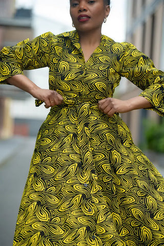 Amahle Yellow Dress Dresses