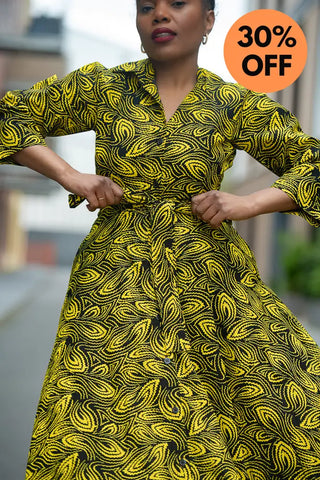 Amahle Yellow Dress Dresses