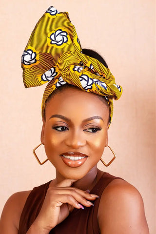 Amahle Yellow Headwrap Accessories