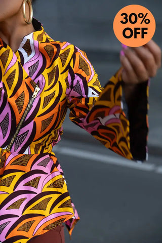 Amari Long Sleeve Peplum Top.