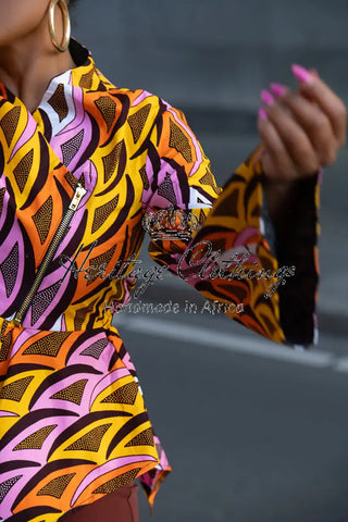 Amari Long Sleeve Peplum Top.