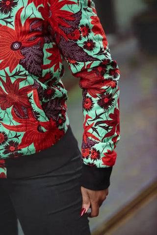 Amma Black And Red Reversal Jacket