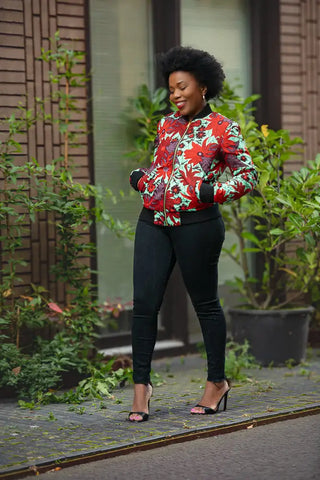 Amma Black And Red Reversal Jacket