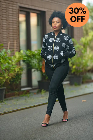 Amma Black And Red Reversal Jacket