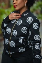 Amma Black And Red Reversal Jacket