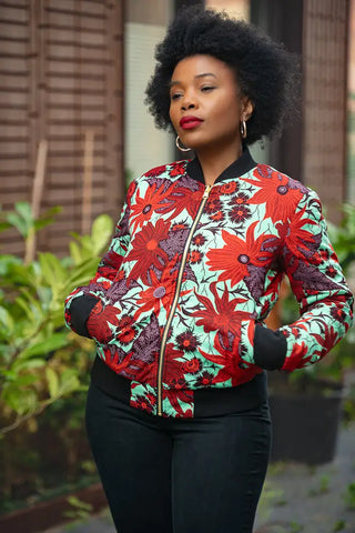 Amma Black And Red Reversal Jacket