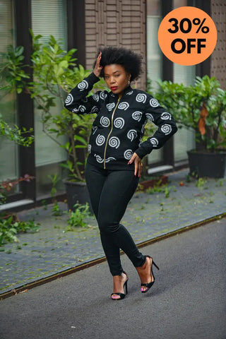 Amma Black And Red Reversal Jacket