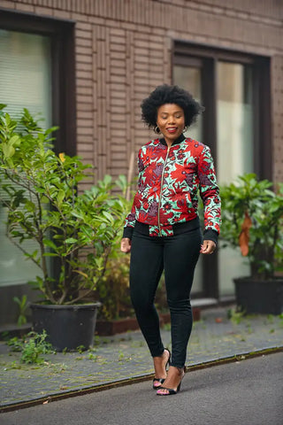 Amma Black And Red Reversal Jacket