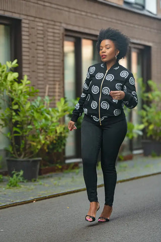 Amma Black And Red Reversal Jacket