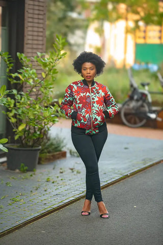 Amma Black And Red Reversal Jacket