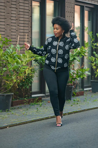 Amma Black And Red Reversal Jacket