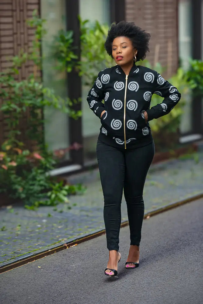 Amma Black And Red Reversal Jacket