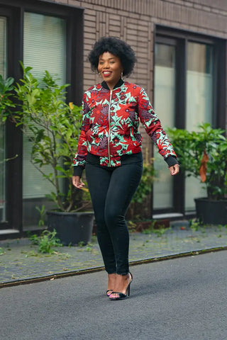 Amma Black And Red Reversal Jacket