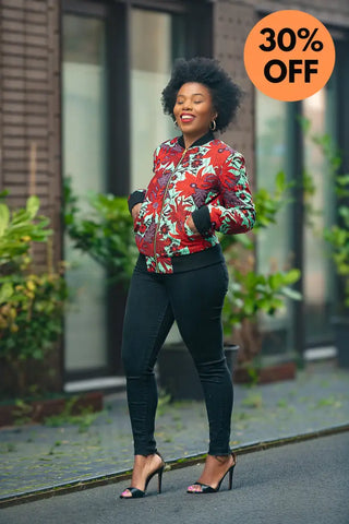 Amma Black And Red Reversal Jacket