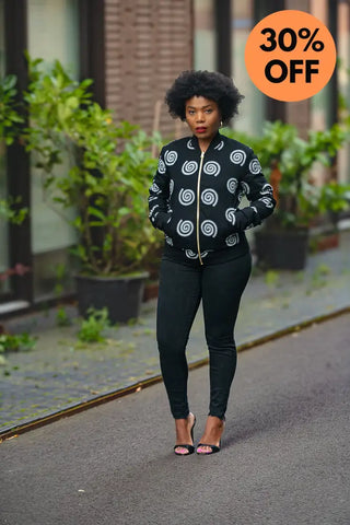 Amma Black And Red Reversal Jacket