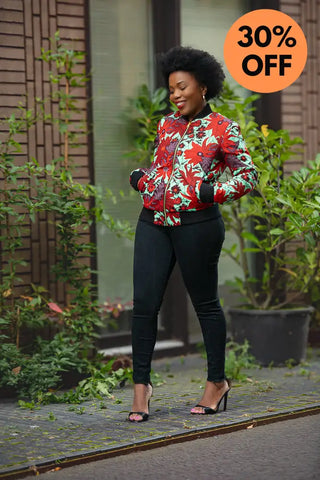 Amma Black And Red Reversal Jacket