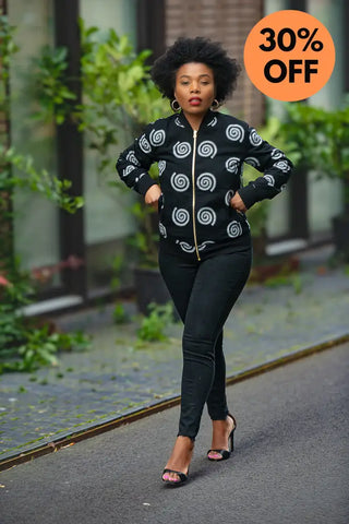 Amma Black And Red Reversal Jacket