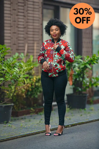 Amma Black And Red Reversal Jacket