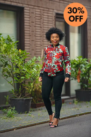 Amma Black And Red Reversal Jacket