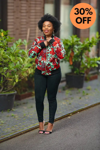 Amma Black And Red Reversal Jacket