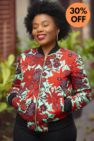 Amma Black And Red Reversal Jacket