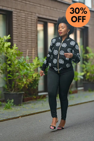 Amma Black And Red Reversal Jacket