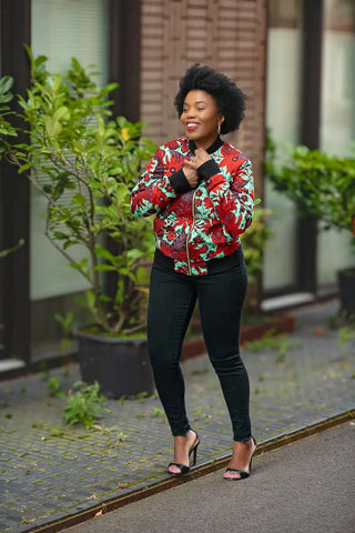 Amma Black And Red Reversal Jacket