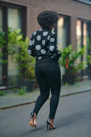 Amma Black And Red Reversal Jacket