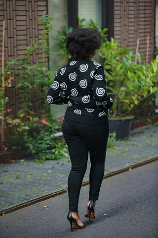 Amma Black And Red Reversal Jacket