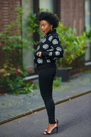 Amma Black And Red Reversal Jacket