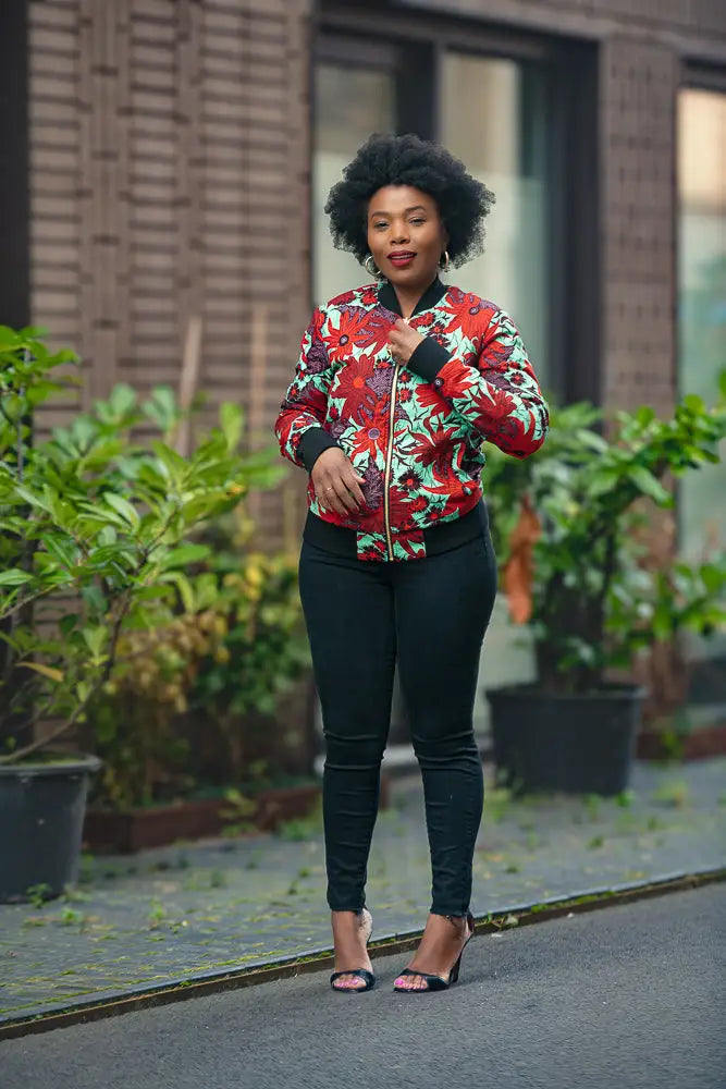 Amma Black And Red Reversal Jacket
