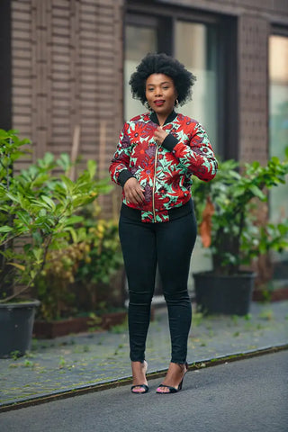 Amma Black And Red Reversal Jacket