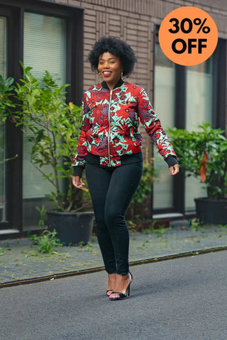 Amma Black And Red Reversal Jacket