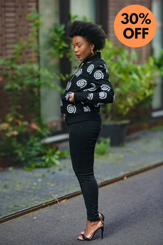 Amma Black And Red Reversal Jacket