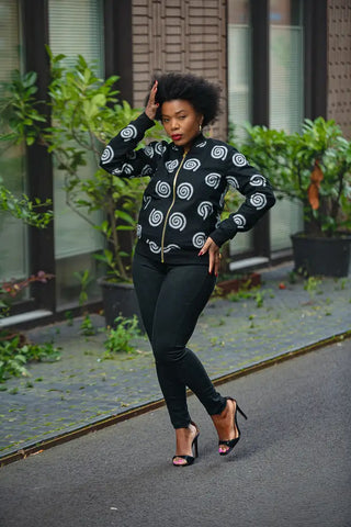 Amma Black And Red Reversal Jacket