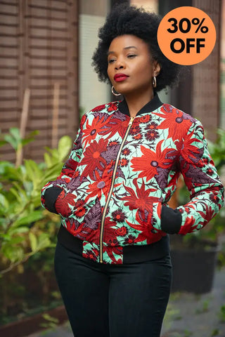 Amma Black And Red Reversal Jacket