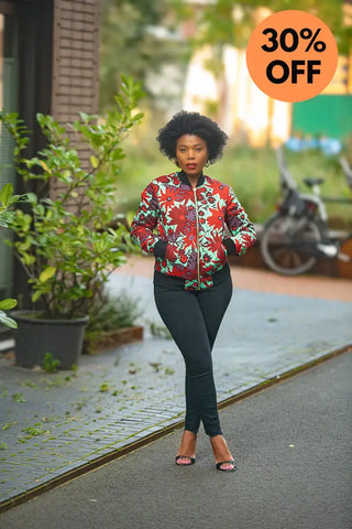 Amma Black And Red Reversal Jacket