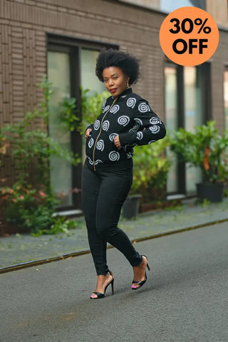 Amma Black And Red Reversal Jacket