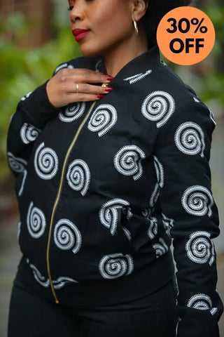 Amma Black And Red Reversal Jacket