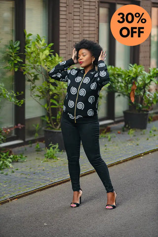 Amma Black And Red Reversal Jacket