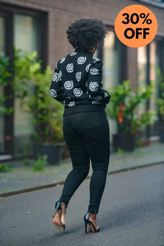 Amma Black And Red Reversal Jacket