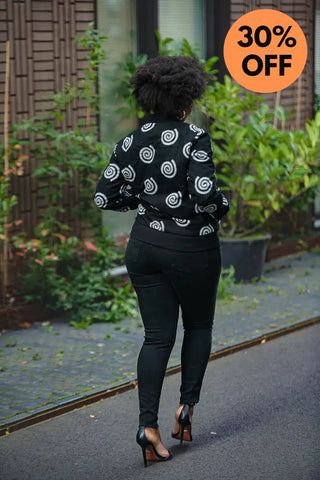 Amma Black And Red Reversal Jacket