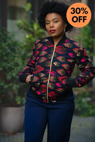 Amma Navy And Lime Reversal Jacket