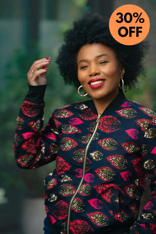 Amma Navy And Lime Reversal Jacket