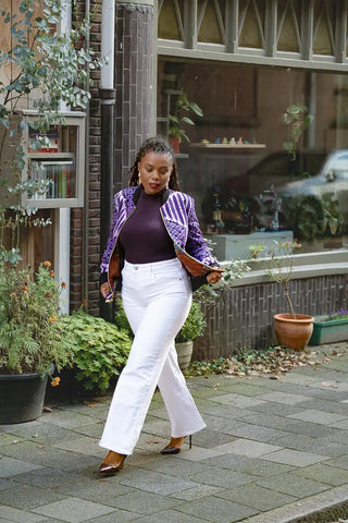 AMMA PURPLE MULTIWAY JACKET Coats & Jackets